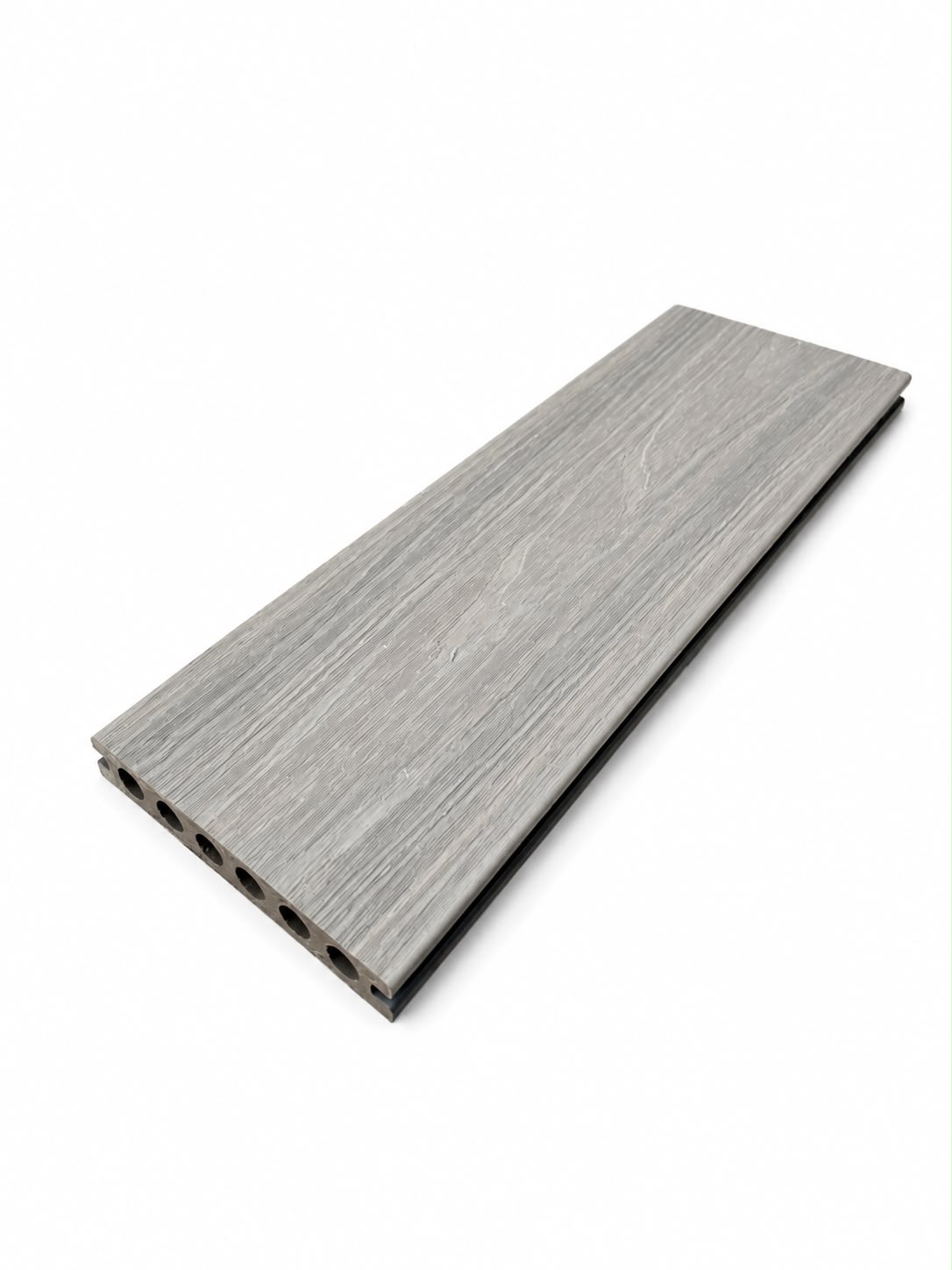Antique composite decking board finish